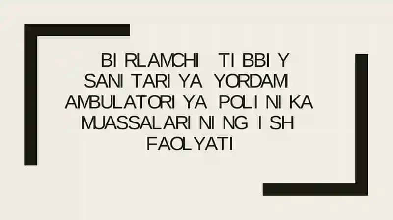 Tez tibbiy yordam