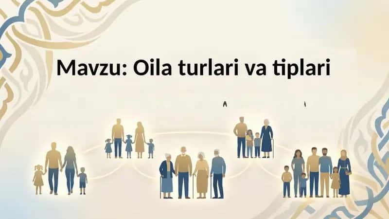 Oila turlari va tiplari 1