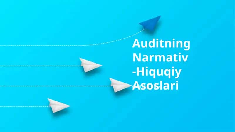Auditning Narmativ -Hiquqiy Asoslari 1