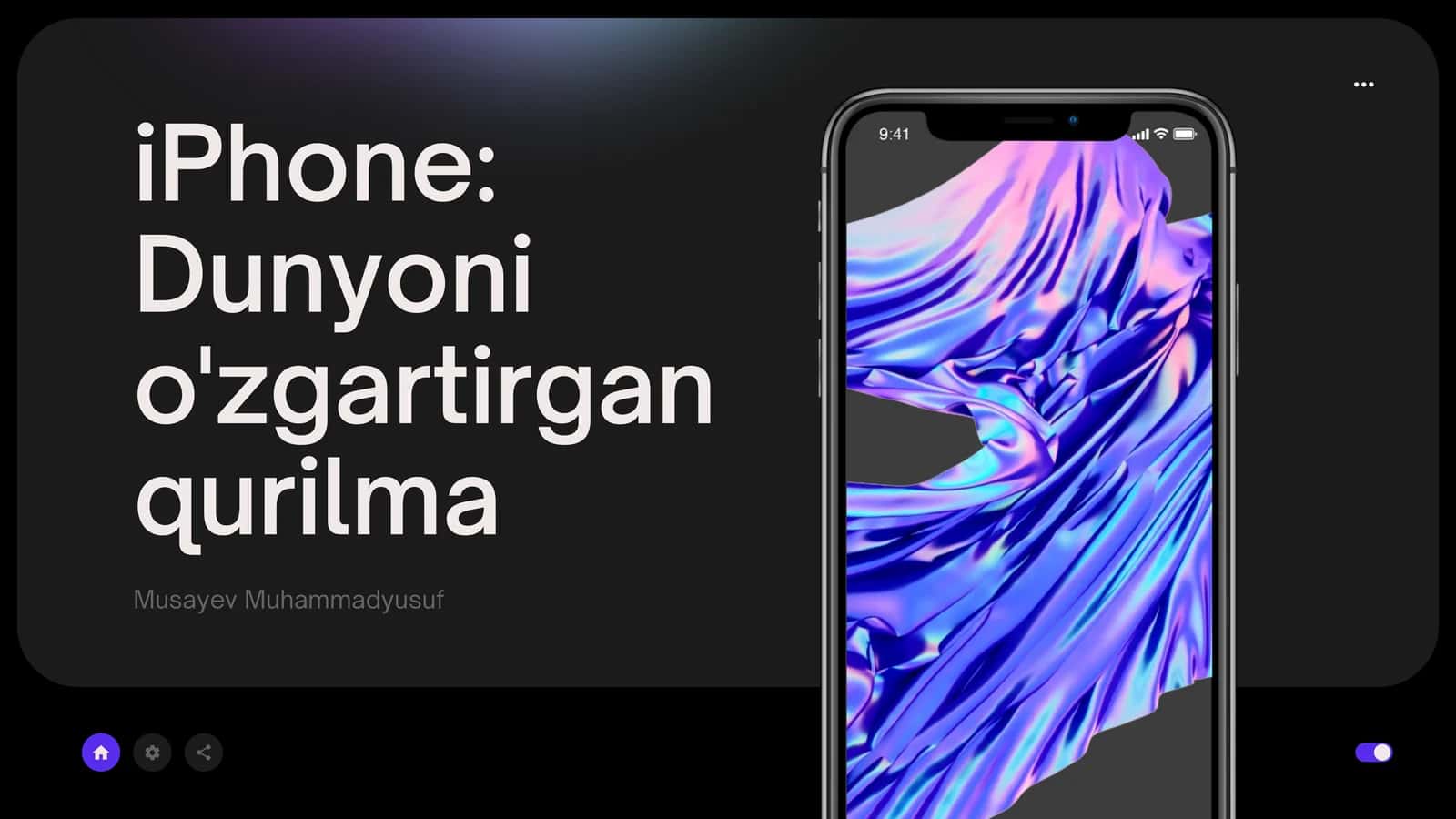 iPhone: Dunyoni o'zgartirgan qurilma 1