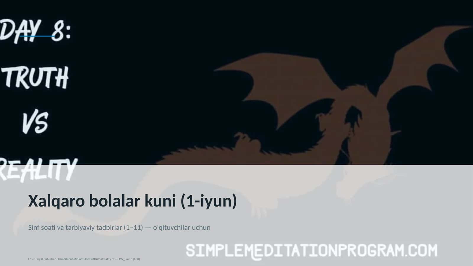 Sinf soati va tarbiyaviy tadbirlar 1
