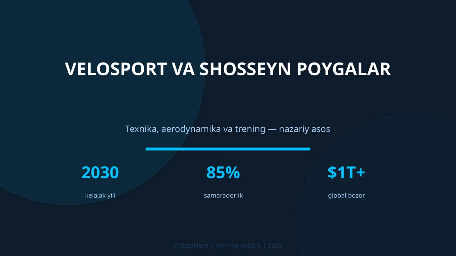 Velosport va shosseyn poygalar 1
