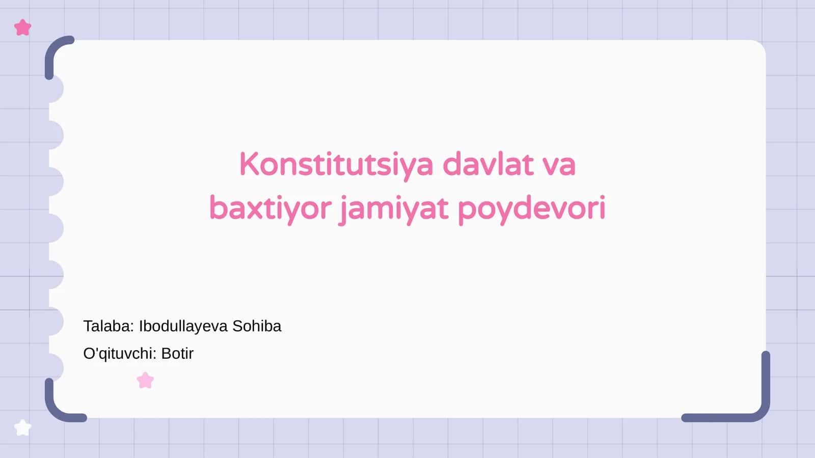 Konstitutsiya davlat va baxtiyor jamiyat poydevori 1