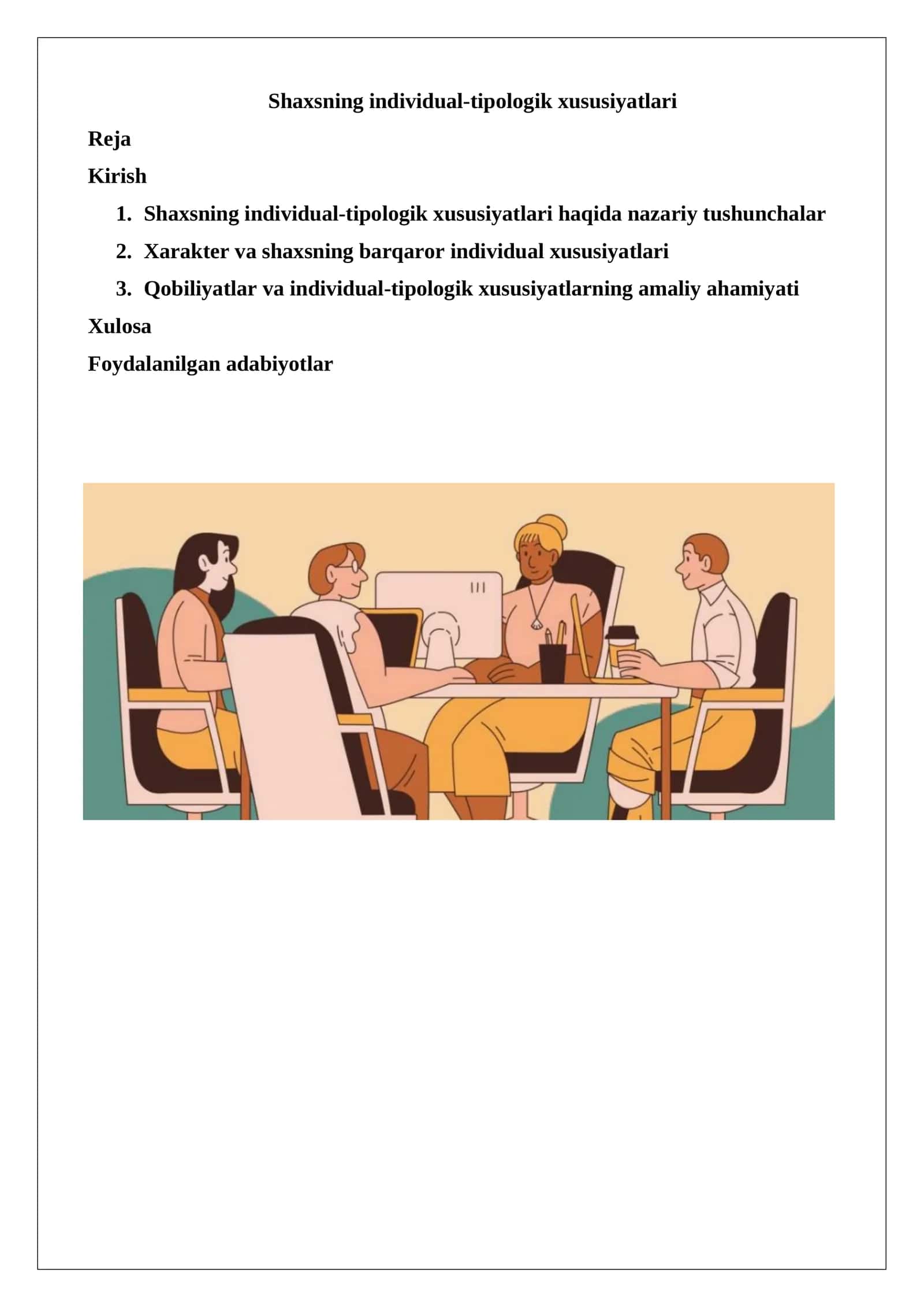 Shaxsning individual-tipologik xususiyatlari 1