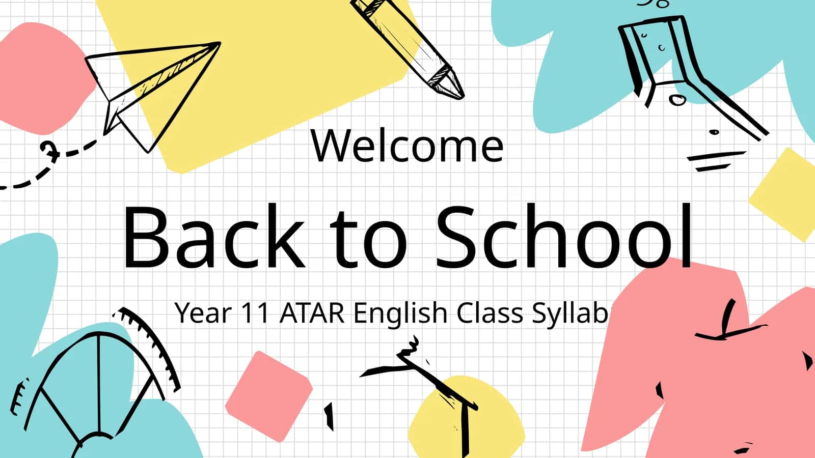 Year 11 ATAR English Class Syllabus 1