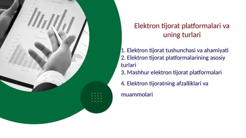 Elektron tijorat platformalari va uning turlari 1