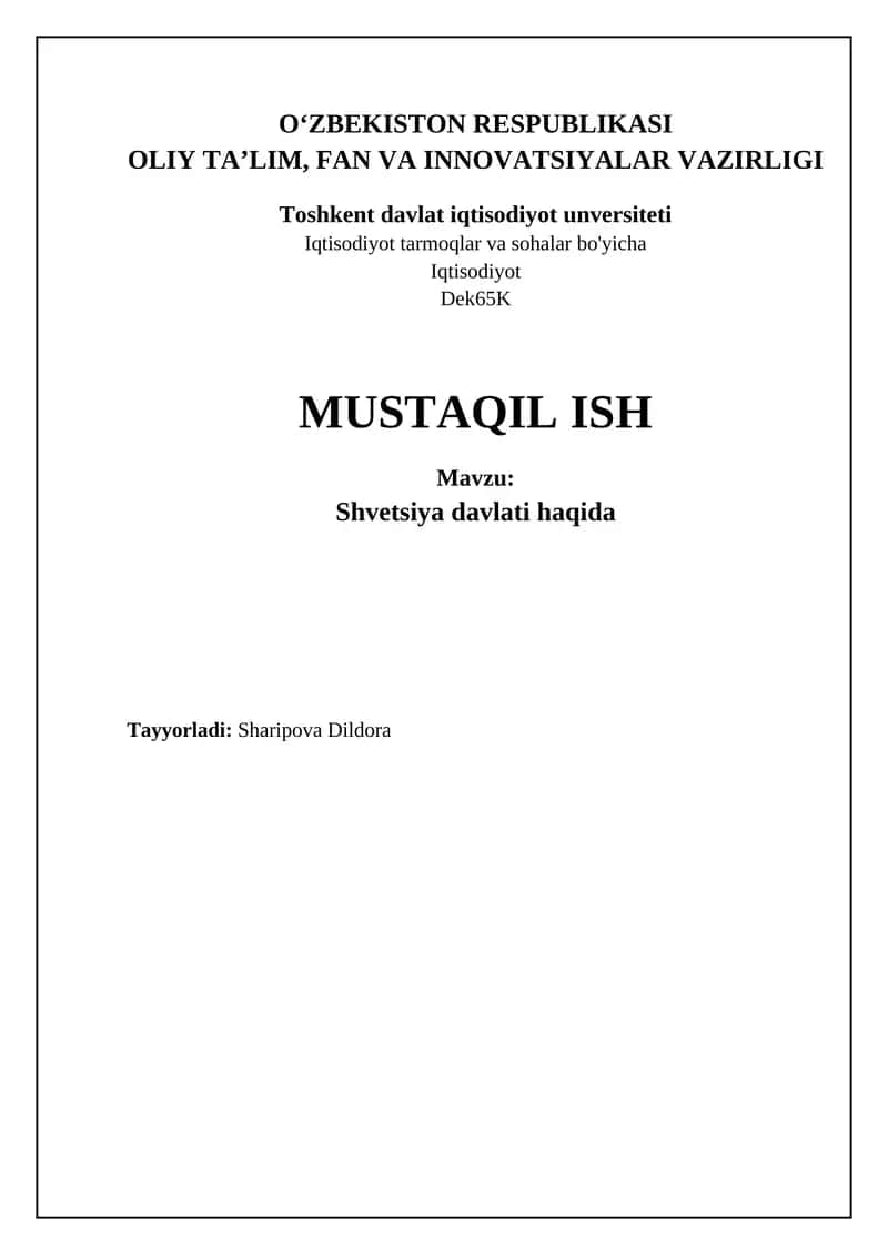 Shvetsiya: Tarix va Geografiya 1