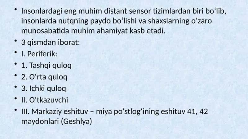 Distant sensor tizimlari 1