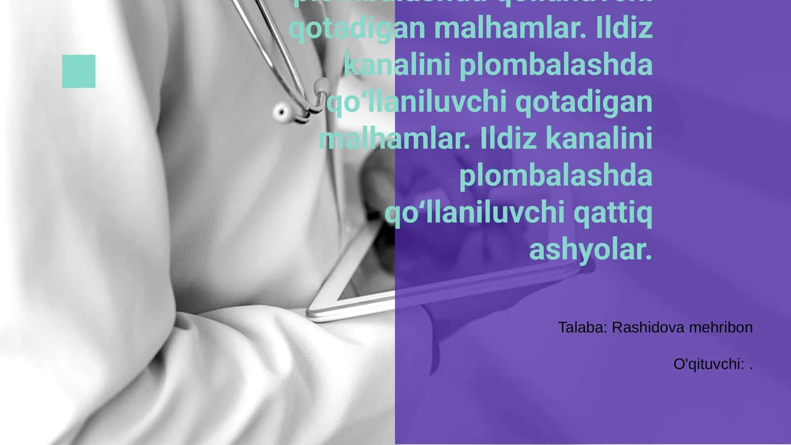Qotadigan Malhamlar 1