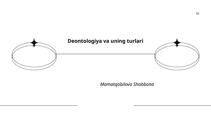 Deontologiya va uning turlari 1