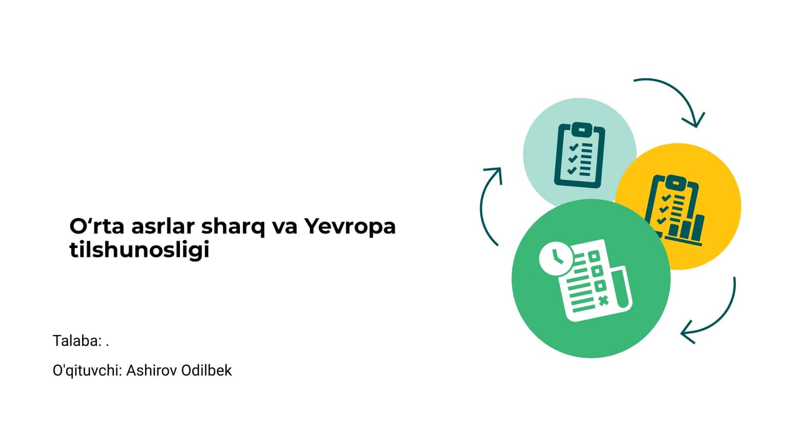 Oʻrta asrlar sharq va Yevropa tilshunosligi 1
