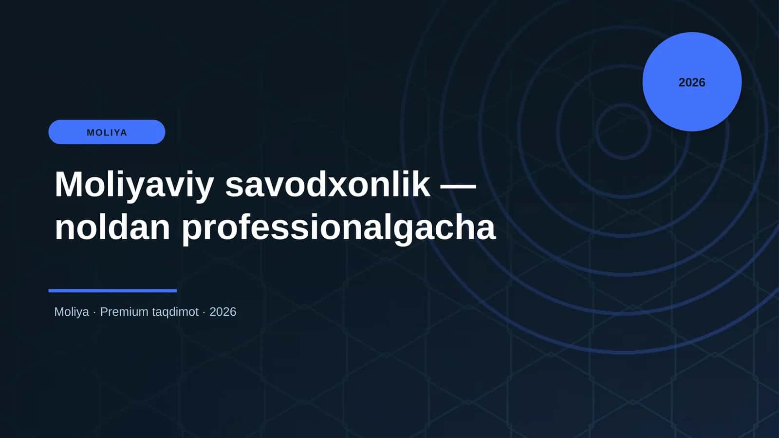 Moliyaviy savodxonlik — noldan professionalgacha 1