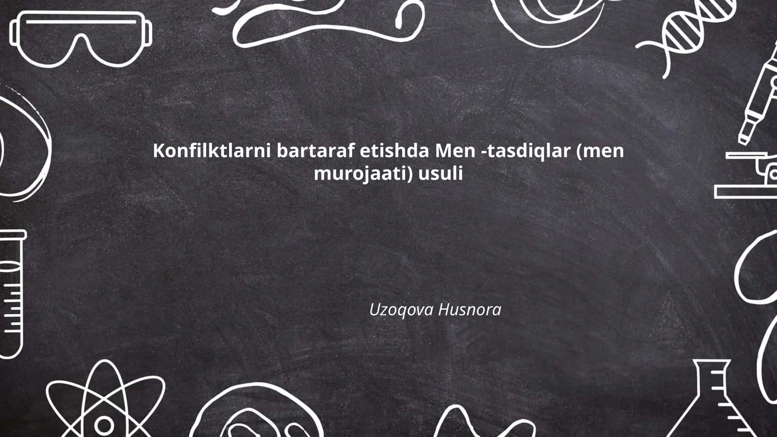 Men-tasdiqlar (men-murojaati) usuli 1