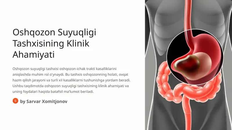 Oshqozon Suyuqligi Tashxisining Klinik Ahamiyati 1