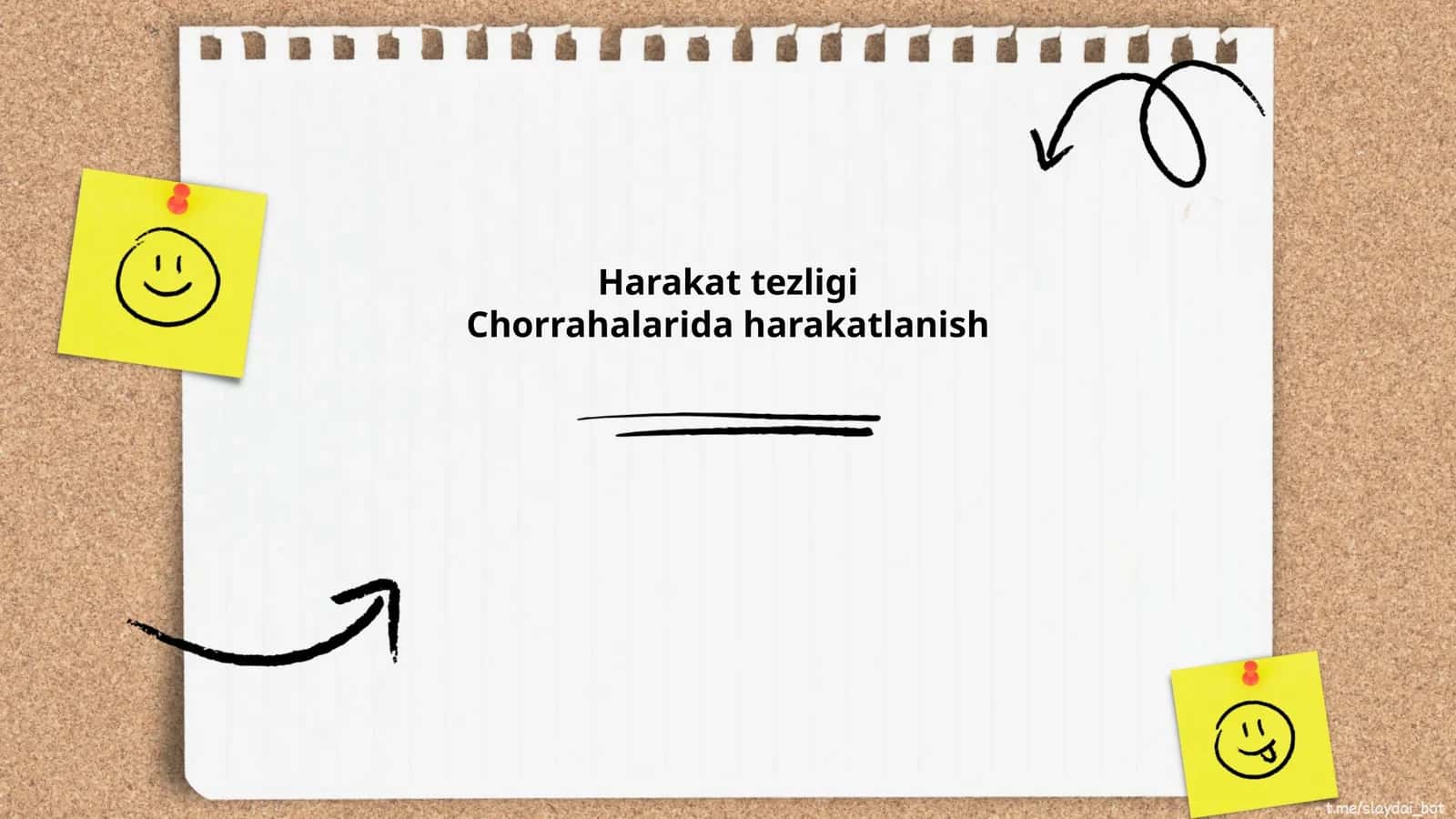 Harakat tezligi 1