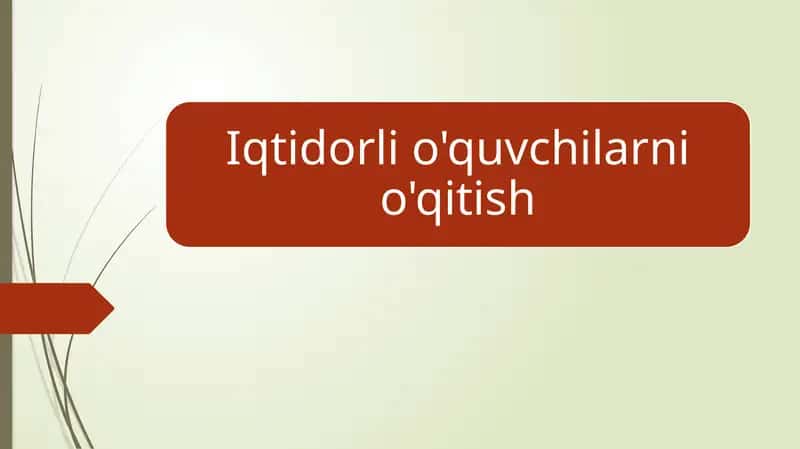Iqtidor tushunchasi va tasnifi 1