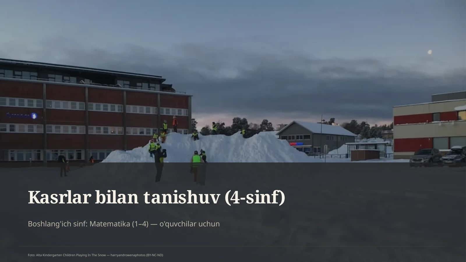 Kasrlar bilan tanishuv (4-sinf) 1