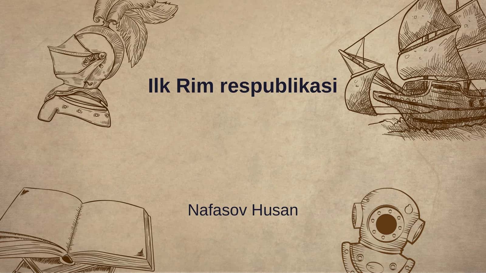 Ilk Rim respublikasi 1