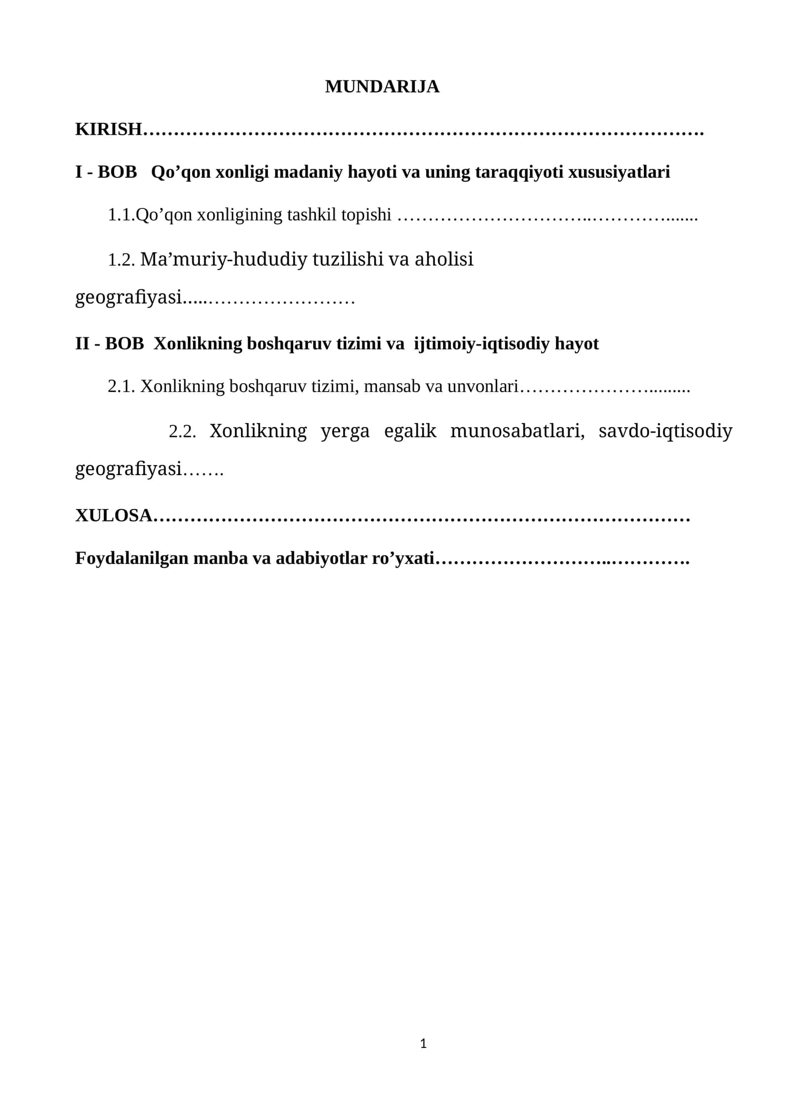 Qo’qon xonligi 1