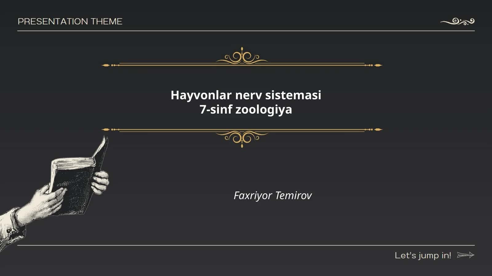 Hayvonlar nerv sistemasi 1