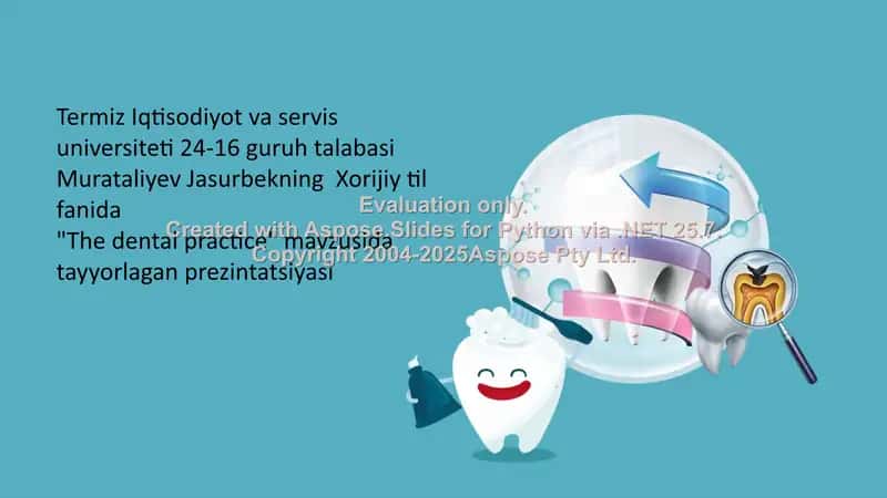 "The dental practice" 1