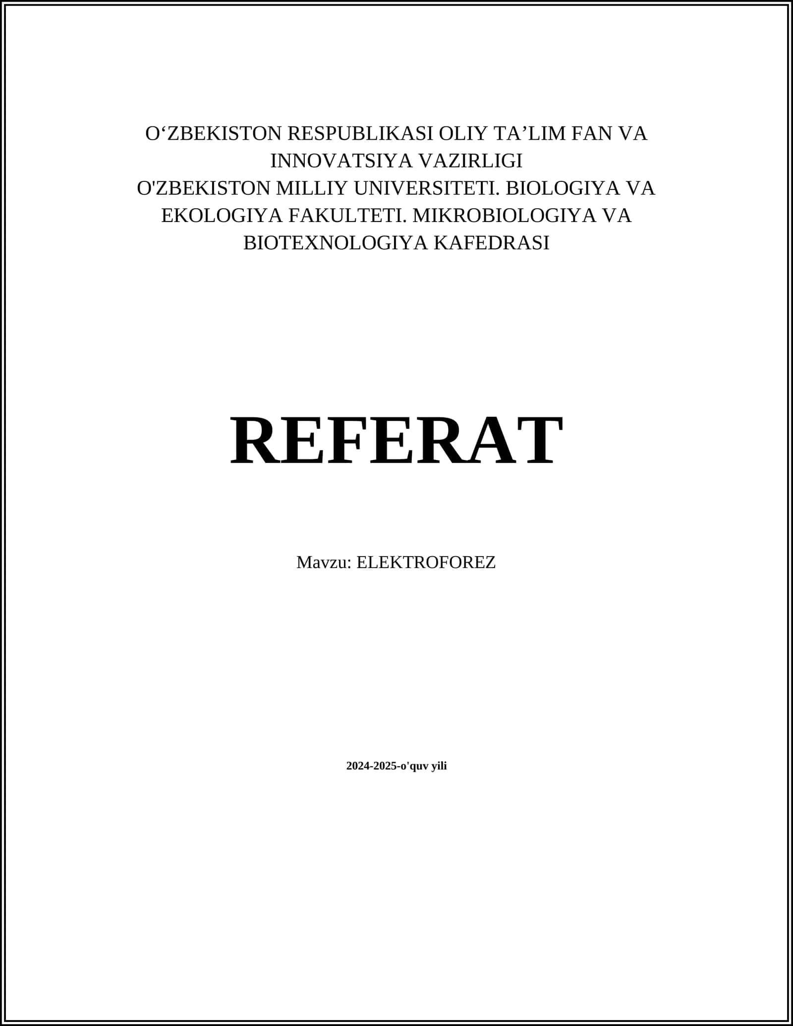 ELEKTROFOREZ 1