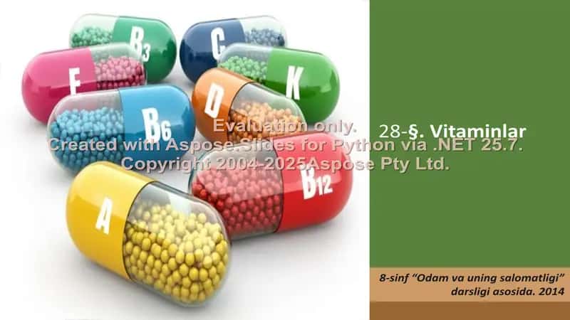 Vitaminlar 1