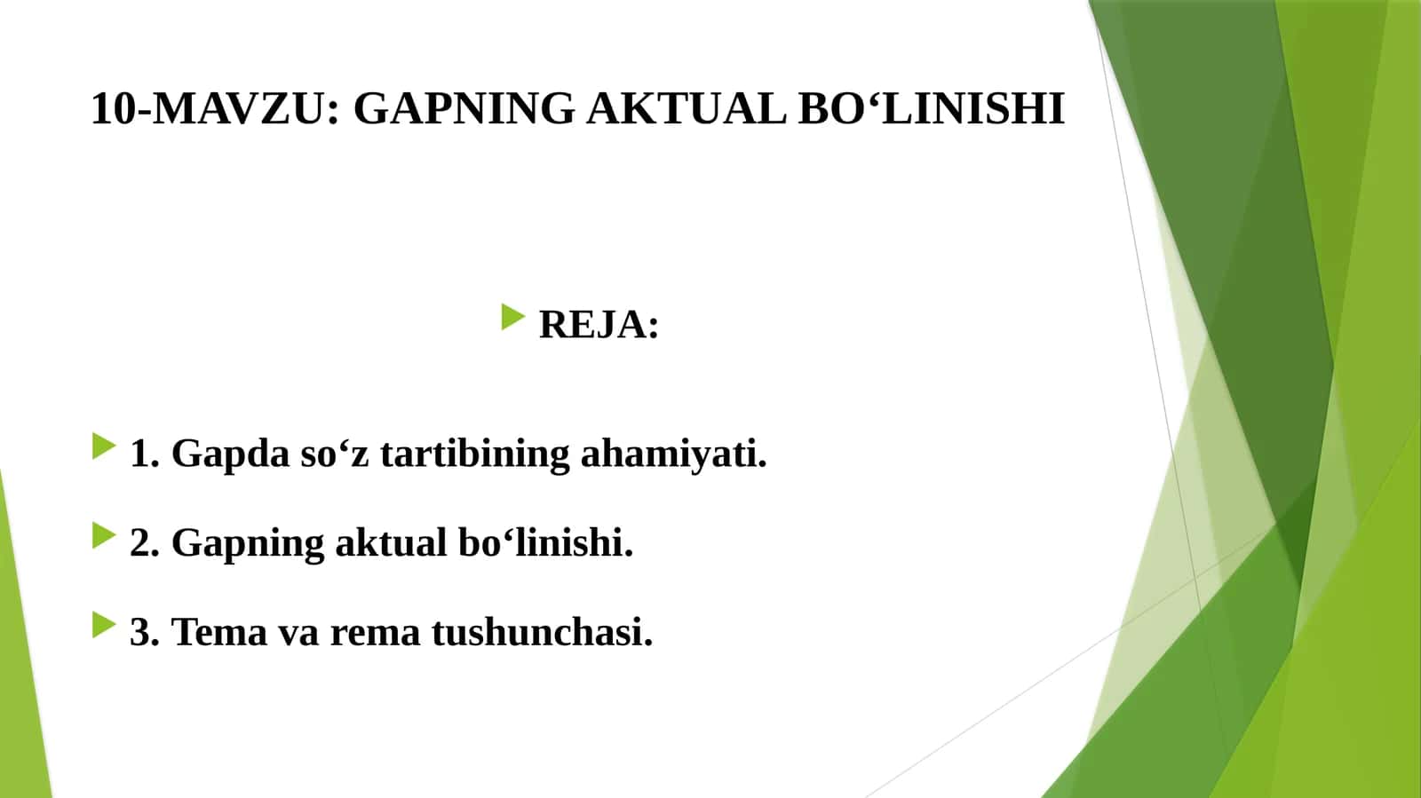 GAPNING AKTUAL BO‘LINISHI 1