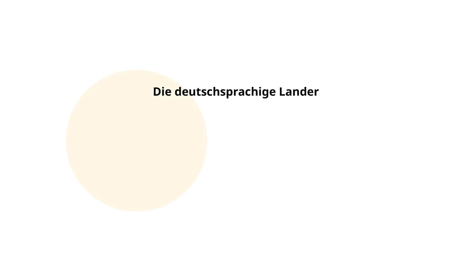 Die deutschsprachige Lander 1