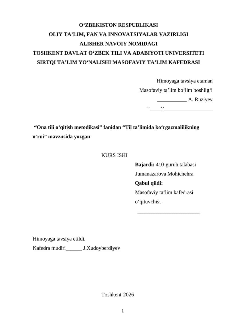 Til ta’limida koʻrgazmalilikning oʻrni 1