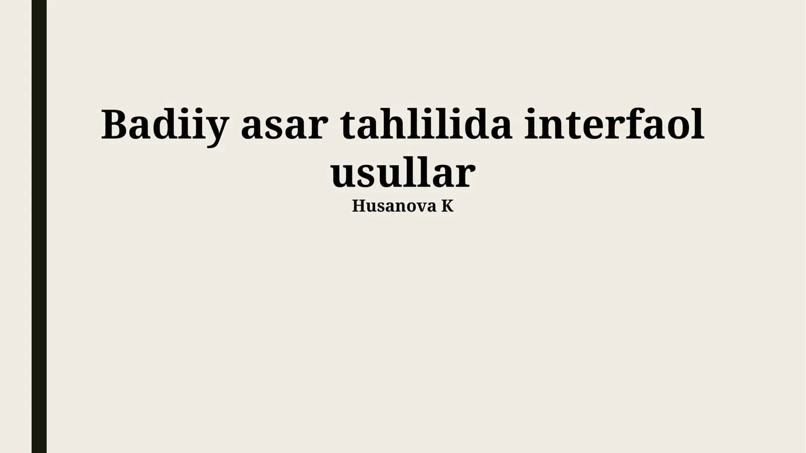Кенгайтирилган ҳақиқат концепцияси 1