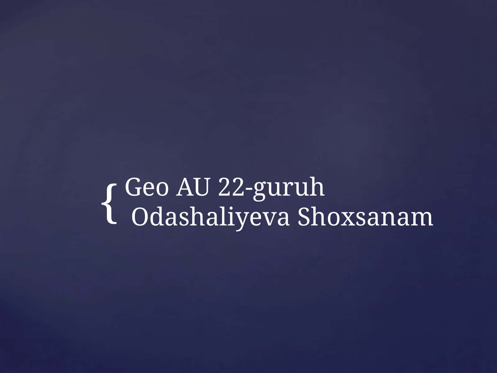 “O‘zbekistoniqlimi”mavzusini o‘rganish metodikasi 1