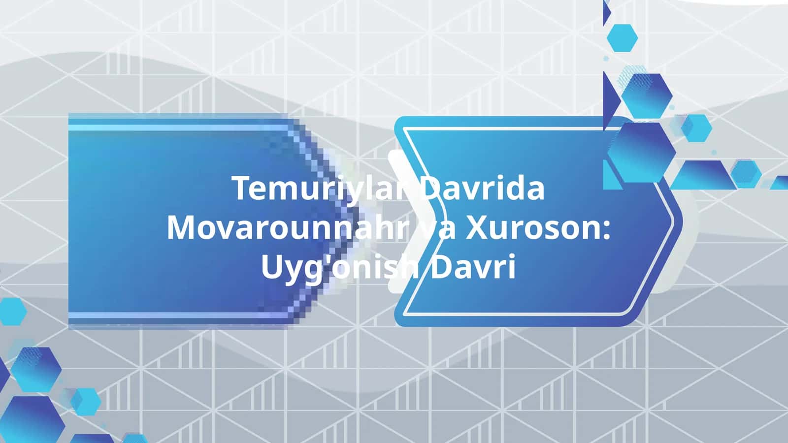 Temuriylar Davrida Movarounnahr va Xuroson Uyg'onish Davri 1