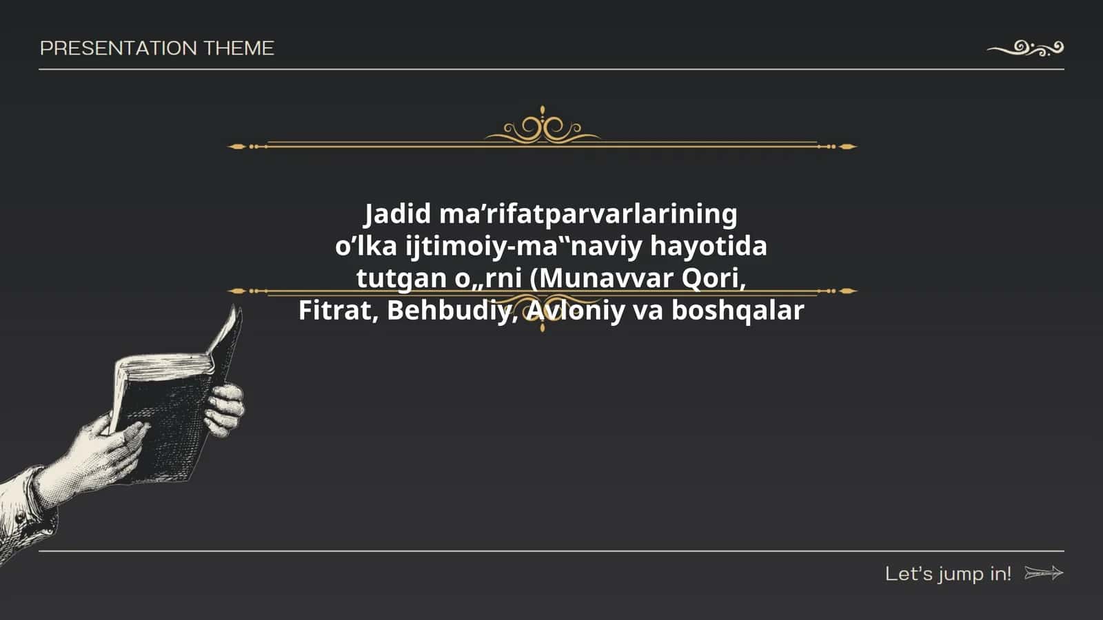 Jadid ma’rifatparvarlariningo’lka ijtimoiy-ma‟naviy hayotida 1