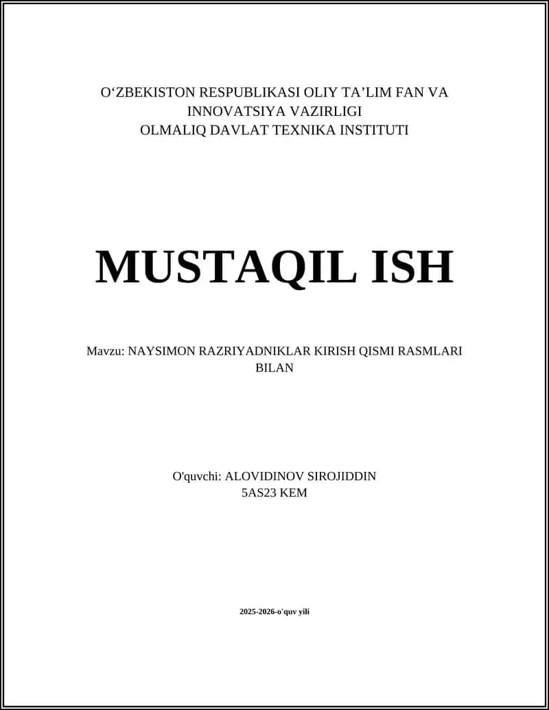 NAYSIMON RAZRIYADNIKLAR 1
