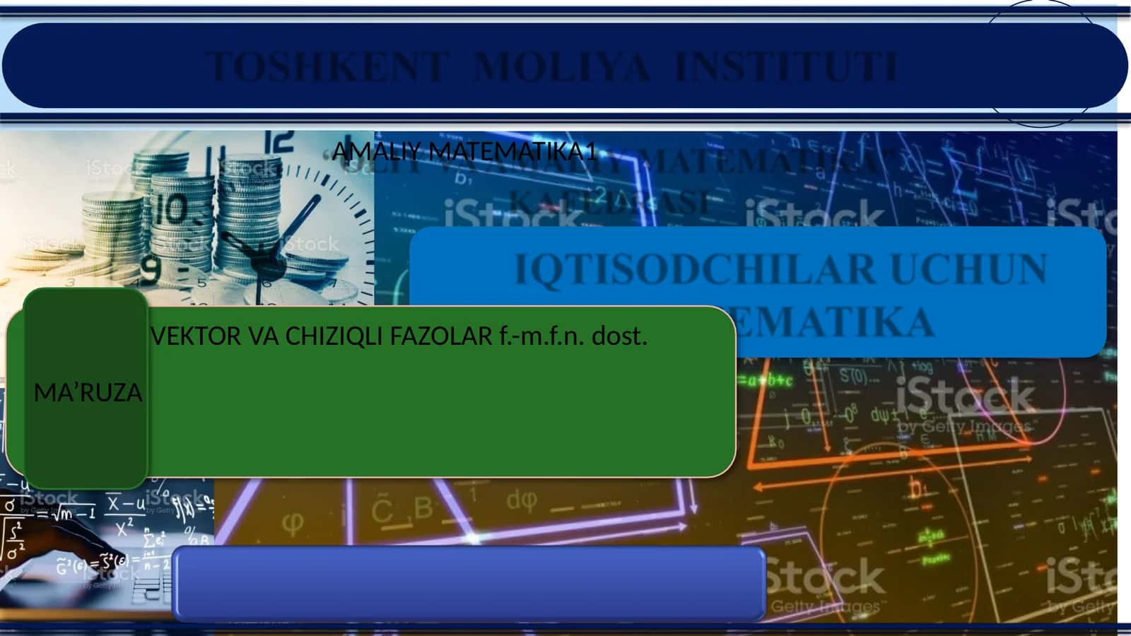AMALIY MATEMATIKA1 MA’RUZA 1