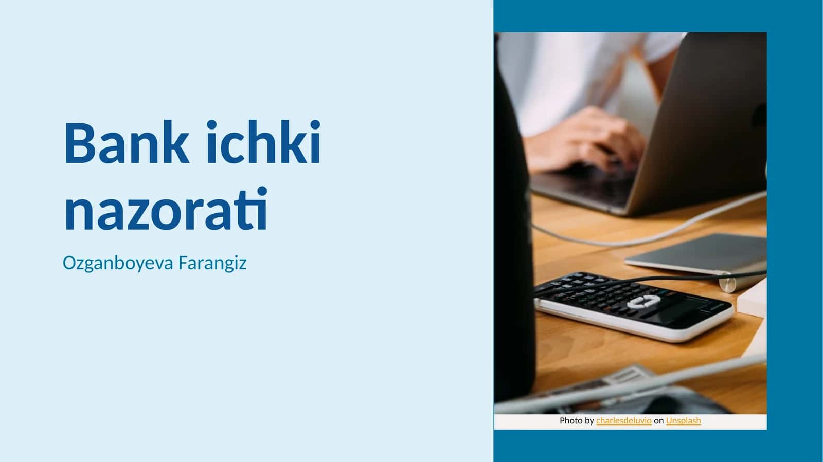 Bank ichki nazorati 1
