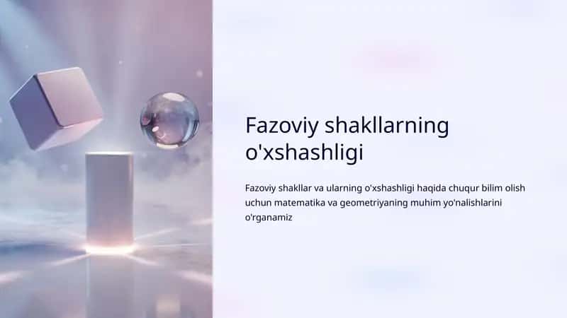 Fazoviy shakllarning o'xshashligi 1