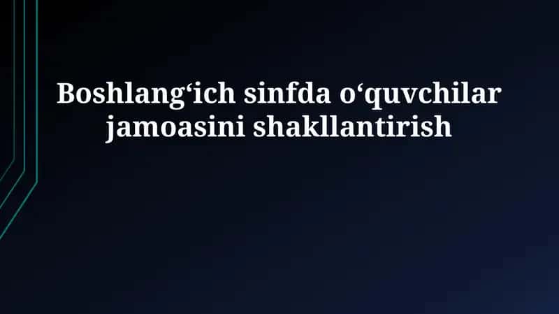 Jamoa tuzishning maqsad va vazifalari 1