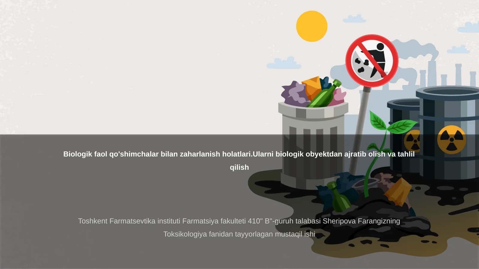 Biologik faol qo'shimchalar bilan zaharlanish holatlari 1