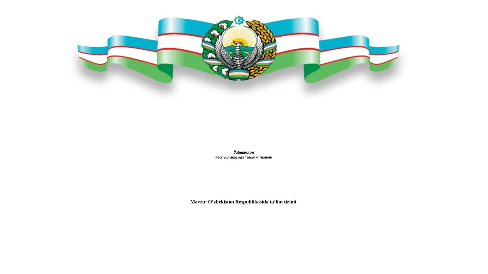 O’zbekiston Respublikasidata’limtizimi 1
