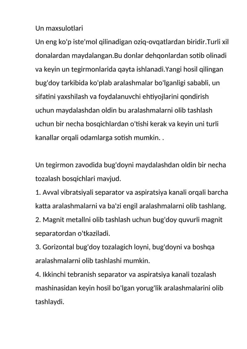 Un tegirmon zavodi 1