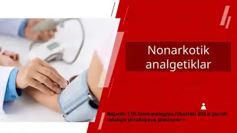 Nonarkotikanalgetiklar