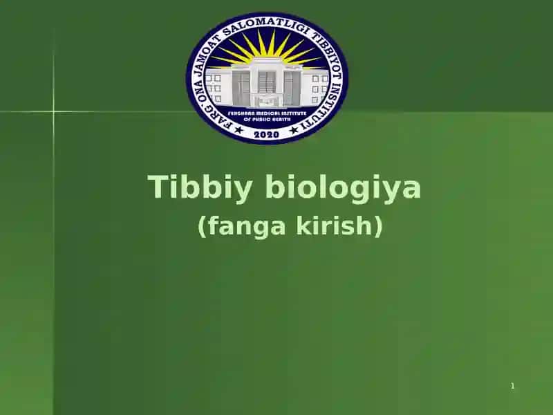 Tibbiy Biologiya