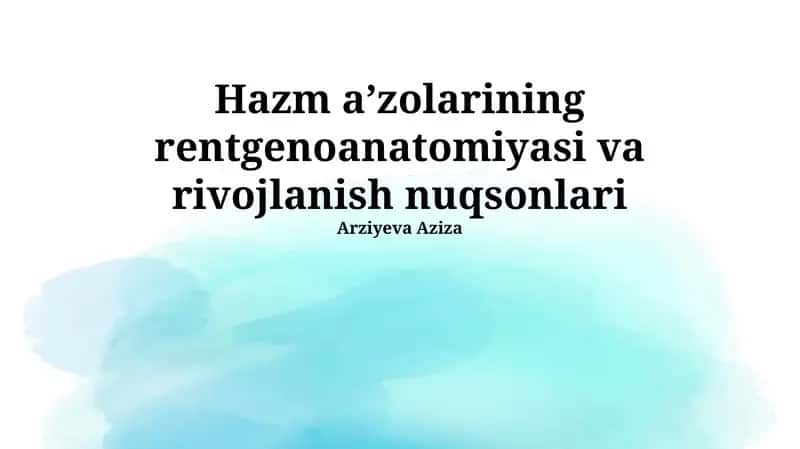 Fibrozli Displaziya 1