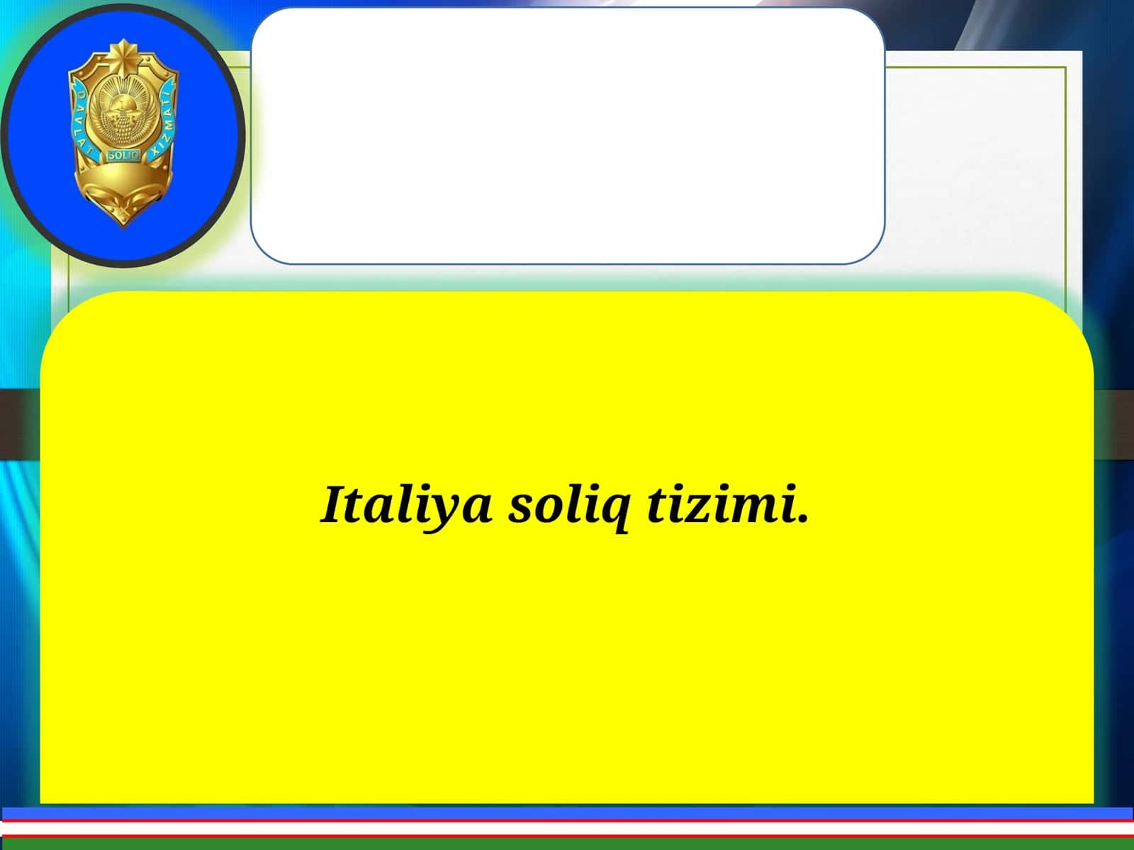 Italiya soliq tizimi 1