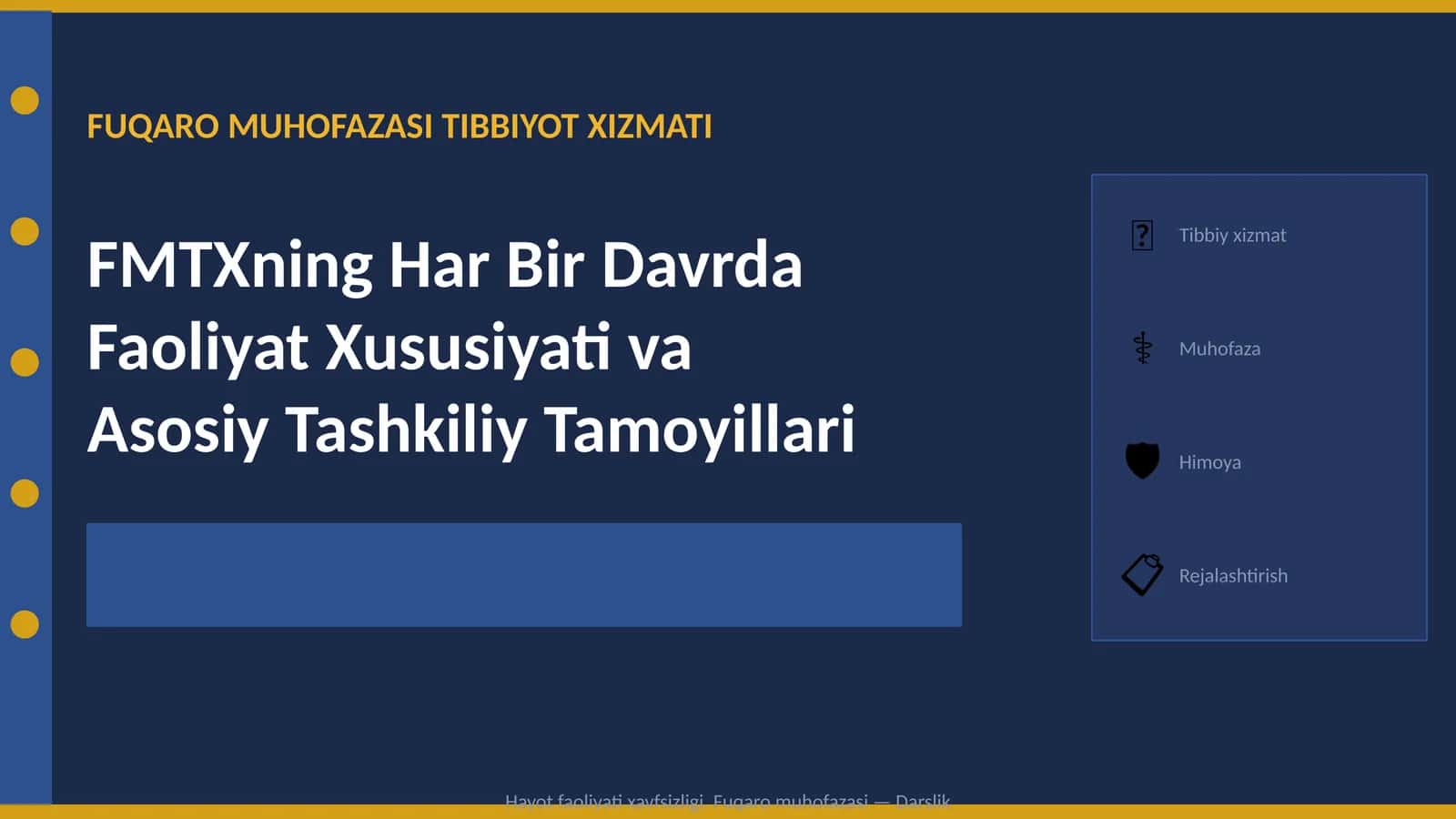 FMTXning Har Bir Davrda
Faoliyat Xususiyati va
Asosiy Tashkiliy Tamoyillari. 1