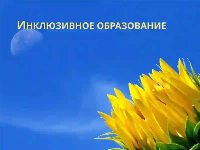 Инклюзивное образование