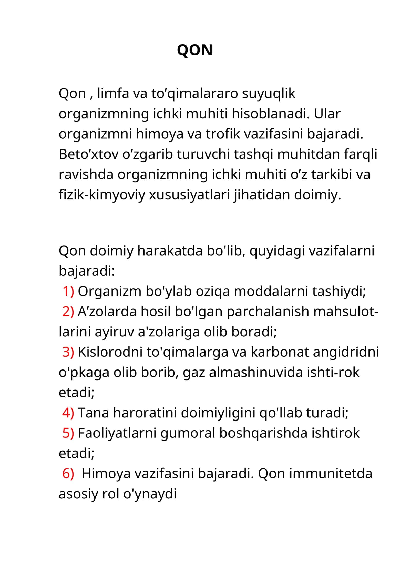 Qon (Blood) 1