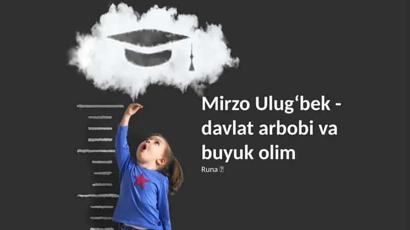 Mirzo Ulug'bek: Davlat Arbobı 1